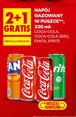 Napój gazowany Sprite promocja w Biedronka