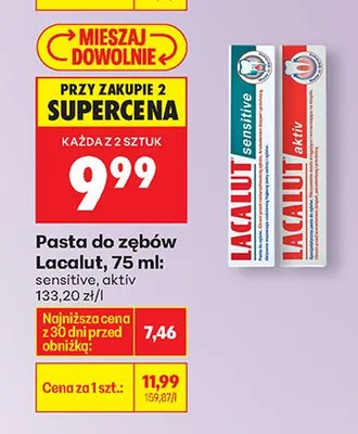 Pasta do zębów sensitive promocja w Biedronka