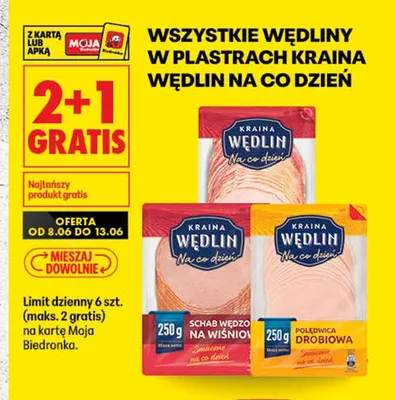 Polędwica drobiowa Kraina Wędlin Na Co Dzień promocja w Biedronka