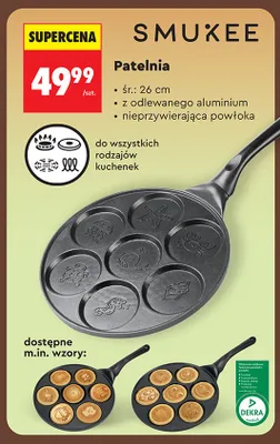 Patelnia SMUKEE 26cm promocja w Biedronka