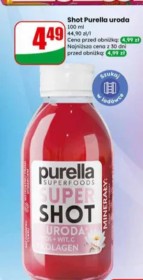 Shot Purella uroda promocja w Dino