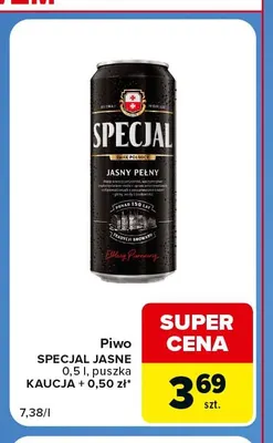 Piwo Specjal promocja w Carrefour Market