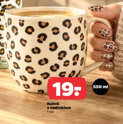 Kubek z nadrukiem 550 ml Florina promocja w Netto
