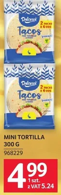 Mini tortilla Dulcesol Tacos promocja w Selgros