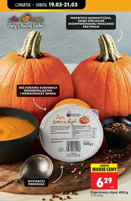 Zupa krem z dyni promocja w Biedronka