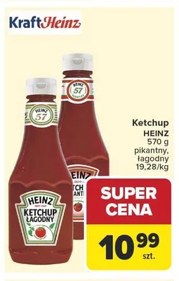 Ketchup Heinz promocja w Carrefour Market