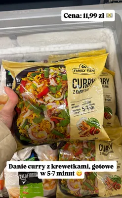 Danie gotowe Family Fish curry z krewetkami promocja w Dino