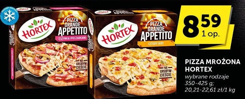 Pizza mrożona Hortex promocja w Groszek