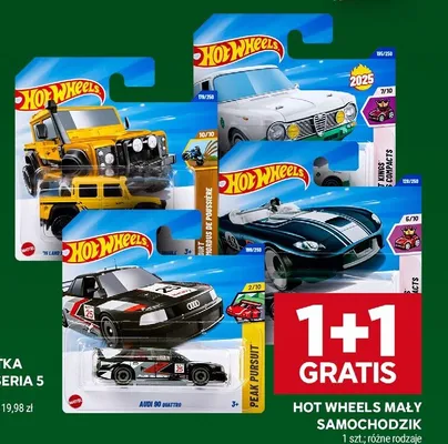 Mały samochodzik Hot Wheels Land Rover promocja w Stokrotka