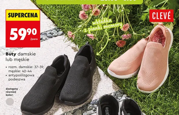 Buty CLEVÉ promocja w Biedronka