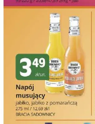 Napój musujący jabłko Bracia Sadownicy promocja w Marketvita