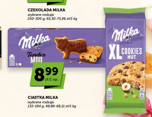 Ciastka Milka Tender Moo promocja w Groszek