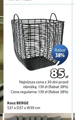 Kosz Berge promocja w Jysk
