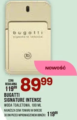 Woda toaletowa Bugatti Signature Intense promocja w Drogerie Natura