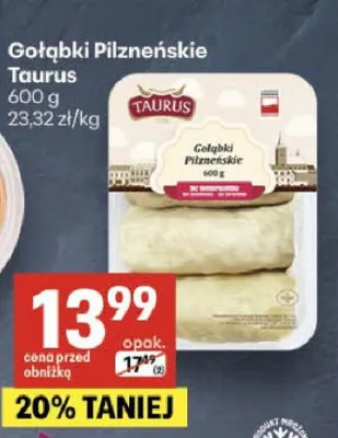 Gołąbki Pilzneńskie Taurus promocja w Delikatesy Centrum