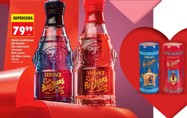 Woda toaletowa dla mężczyzn Red Jeans  promocja w Biedronka