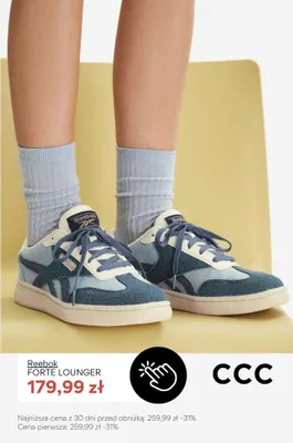 Buty sportowe Reebok FORTE LOUNGER promocja w CCC