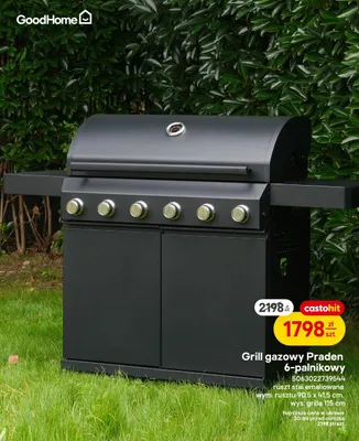 Grill gazowy promocja w Castorama