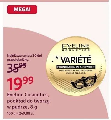 Podkład do twarzy w pudrze promocja w Rossmann