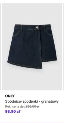 Spódnico-spodenki ONLY - granatowy promocja w Lounge by Zalando