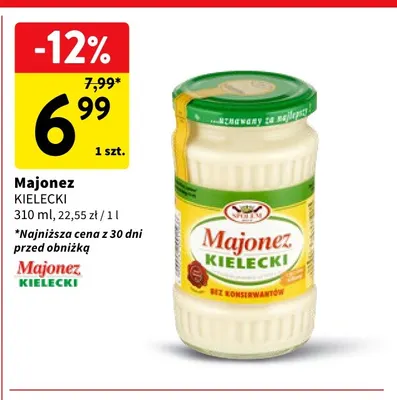 Majonez Kielecki promocja w Intermarche