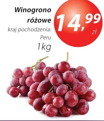 Winogrono różowe promocja w Market Point