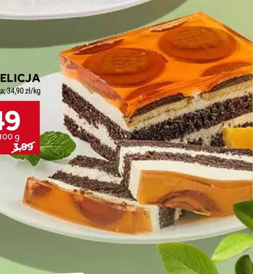 Ciasto Delicja Cukiernia Staropolska promocja w Stokrotka
