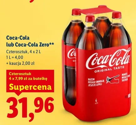 Cola promocja w Lidl