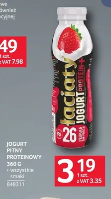Jogurt pitny proteinowy Łaciate promocja w Selgros