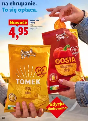 Chipsy solone Snack Day promocja w Lidl