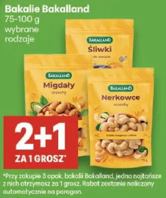 Bakalie 75-100g wybrane rodzaje promocja w Delikatesy Centrum