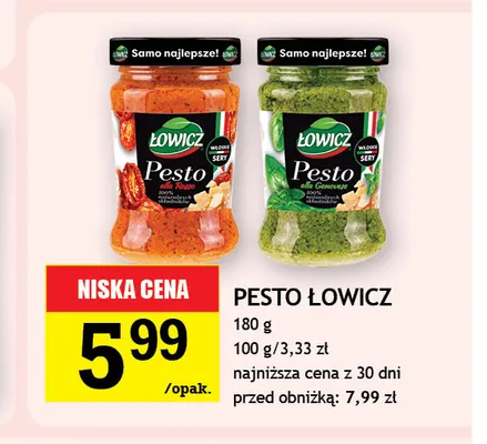 Pesto alla Rosso Łowicz promocja w Gram Market