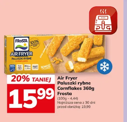 Air Fryer Paluszki rybne CornFlakes Frosta promocja w Hitpol