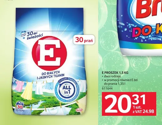 Proszek do prania E promocja w Selgros