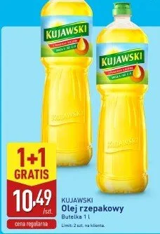 Olej rzepakowy butelka promocja w Aldi