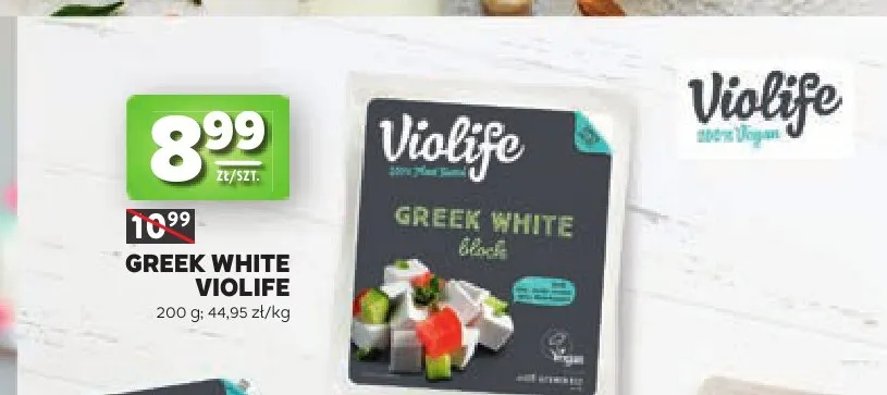 Greek White Violife promocja w Stokrotka