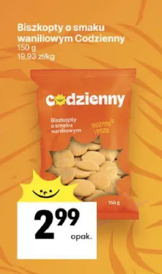 Biszkopty o smaku waniliowym Codzienny promocja w Delikatesy Centrum