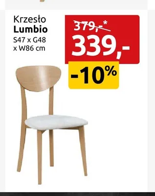 Krzesło Lumbio promocja w Black Red White