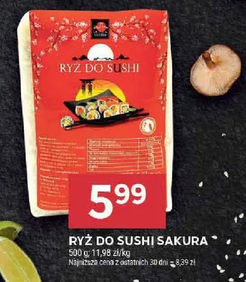 Ryż do sushi promocja w Stokrotka