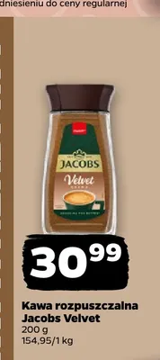 Kawa rozpuszczalna Jacobs Velvet promocja w Netto