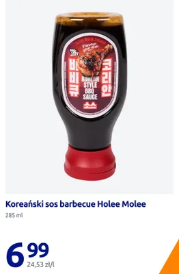 Sos barbecue koreański Holee Molee promocja w Action