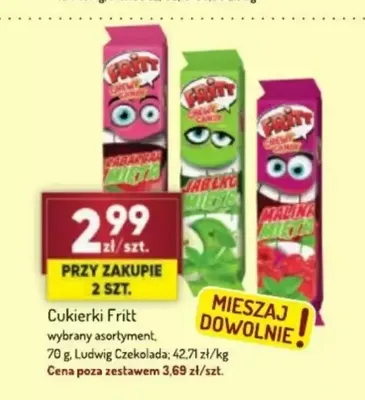 Cukierki Fritt promocja w Avita