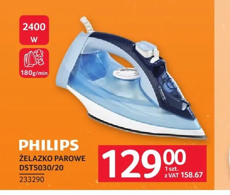 Żelazko parowe DST5030/20 Philips promocja w Selgros