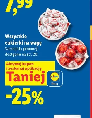 Cukierki na wagę promocja w Lidl