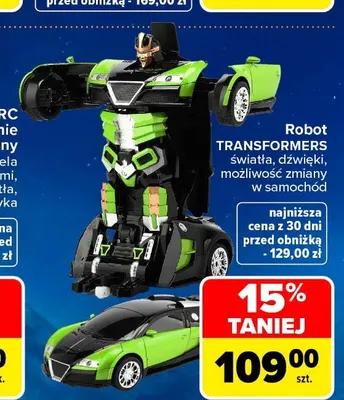 Robot Transformers promocja w Carrefour