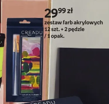 Zestaw farb akrylowych Creadu promocja w Empik