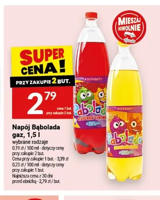 Napój Bąbolada promocja w Twój Market