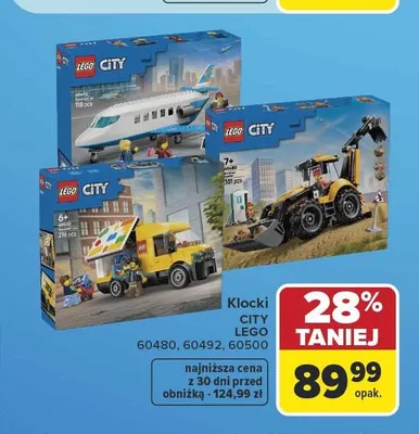 Klocki LEGO City 60480 promocja w Carrefour