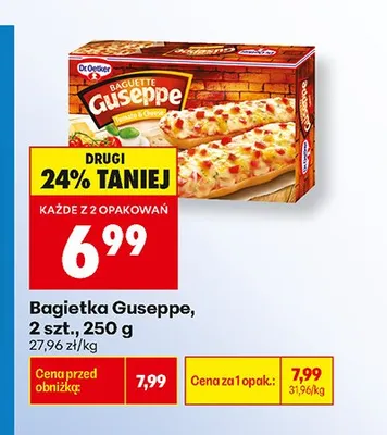 Bagietka Guseppe promocja w Biedronka