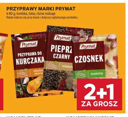 Przyprawy Prymat promocja w Stokrotka